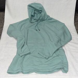 Mint Green Hooded Sweatshirt